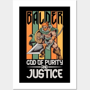 Viking God Balder Posters and Art